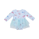 L/S Tutu Bodysuit - Ice Skating 593 Angel Dear 