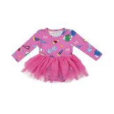 L/S Tutu Bodysuit - Varsity Cheer 593 Angel Dear 