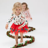 Holiday Tutu Skirt - Christmas Trees 594 Angel Dear 