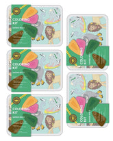 Coloring Kit - 5 units in set - SAFARI BIG FIVE Small Coloring Kits VICILink 