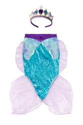 Mermaid Glimmer Skirt Set with Headband Costumes Great Pretenders USA 