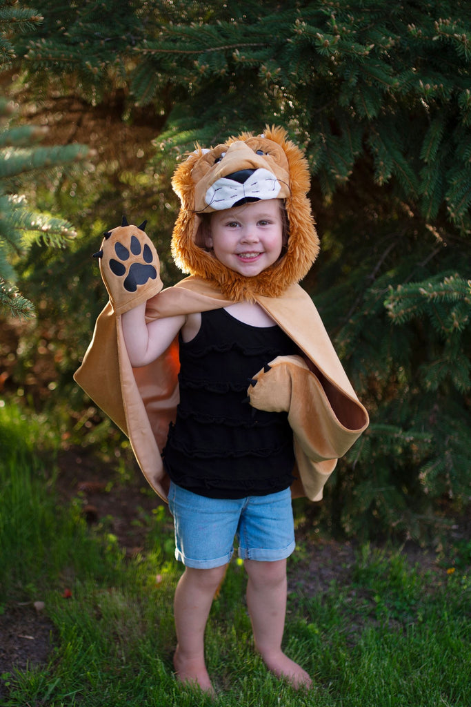 Storybook Lion Cape Costumes Great Pretenders USA Size 4-6 