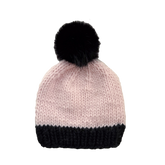 Coco Hat | Baby Pink/Black Hats The Blueberry Hill S (6-24M) Baby Pink/Black 