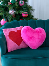 Shiraleah Jovi Heart Pillow | Pink Throw Pillows Shiraleah 