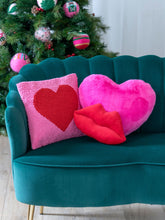 Shiraleah Jovi Heart Pillow | Pink Throw Pillows Shiraleah 