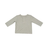 L/S Henley - Desert Sage Stripe 604 Angel Dear 