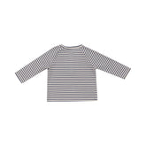 L/S Raglan Henley - Footballs + Navy & Oat Stripe 622 Angel Dear 