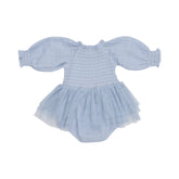 Long Sleeve Bubble Tutus - Dusty Blue 627 Angel Dear 