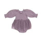 Long Sleeve Bubble Tutus - Dusty Lavendar 627 Angel Dear 