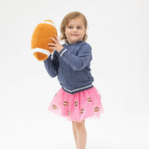 Tutu Skirt - Footballs Pink 594 Angel Dear 