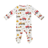 2 Way Zipper Footie | Happy Tractors Footies Angel Dear 