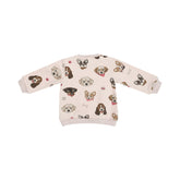 Puffy L/S Oversized Sweatshirt + Legging - Pretty Puppy Faces 410 Angel Dear 