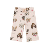 Zip Hoodie +Wide Leg Pant - Pretty Puppy Faces 660 Angel Dear 