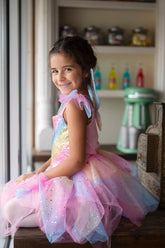 Rainbow Fairy Dress & Wings Costumes Great Pretenders USA 