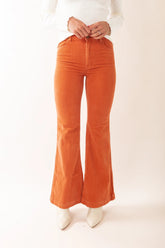 Eastcoast Flare | Rust Cord Bottoms Rolla's 24 Rust 