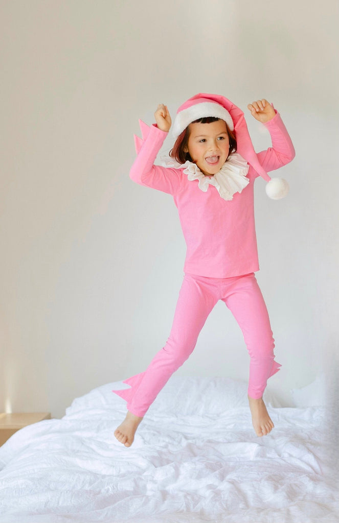 Pink Holiday Elf Pajama Costume Costumes Band of the Wild 