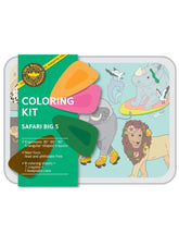 Coloring Kit - 5 units in set - SAFARI BIG FIVE Small Coloring Kits VICILink 