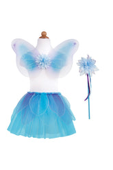 Fancy Flutter Skirt Sets with Wings & Wands Costumes Great Pretenders USA 