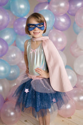 Super-duper Tutu/Cape/Mask, Pink & Navy Costumes Great Pretenders USA 