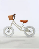 Ride-On Balance Bike Ivory White + Helmet Ride-Ons VICILink 