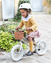 Ride-On Balance Bike Ivory White + Helmet Ride-Ons VICILink 