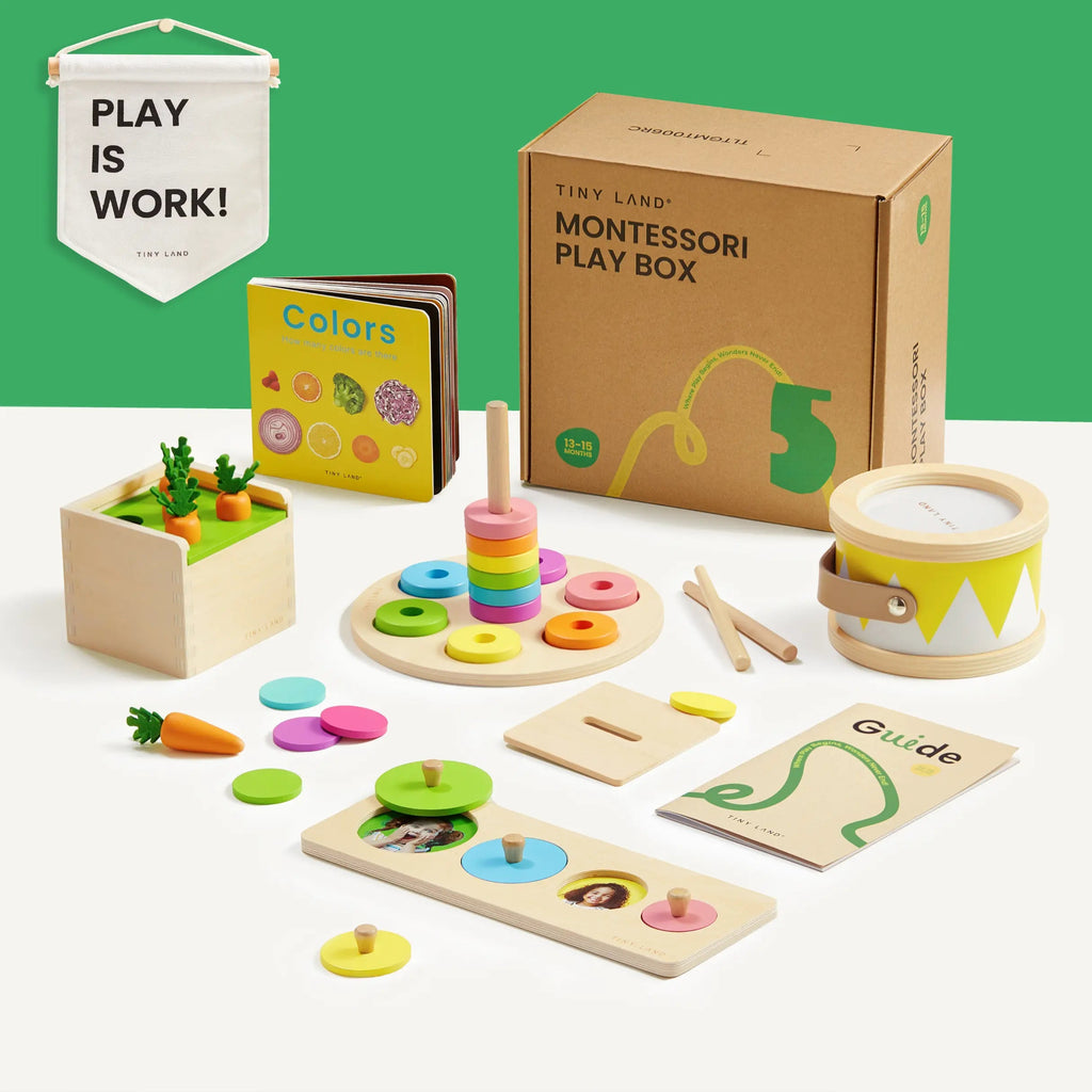 Tiny Land® Montessori Toys Set for Toddlers (13-15 month) Tiny Land 