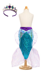 Mermaid Glimmer Skirt Set with Headband Costumes Great Pretenders USA 