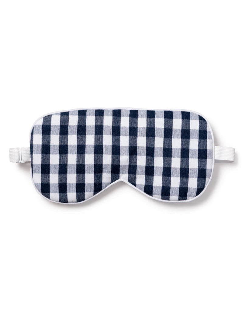 Adult's Sleep Mask | Navy Gingham Eye Masks Petite Plume 