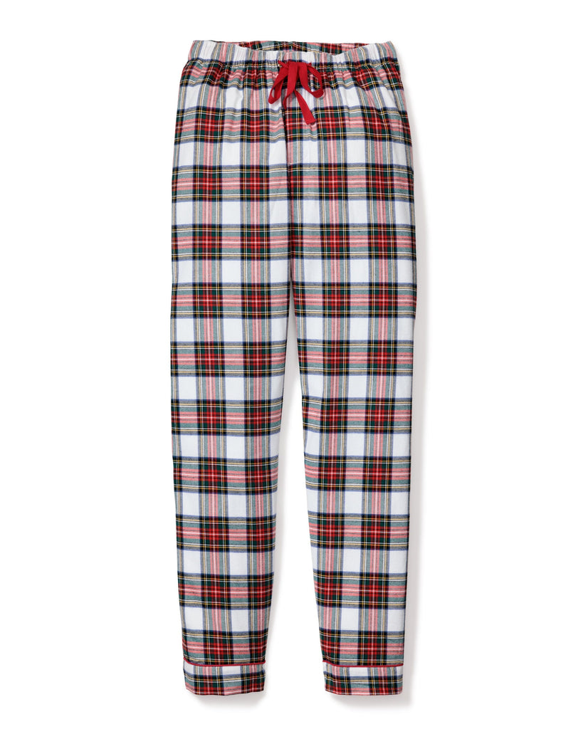 Men's Brushed Cotton Pants in Balmoral Tartan Men's Pants Petite Plume 