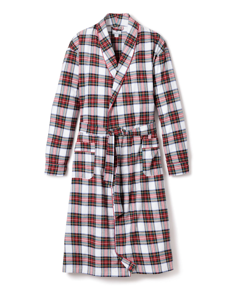 Men's Brushed Cotton Robe in Balmoral Tartan Men's Robe Petite Plume 