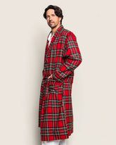 Men's Brushed Cotton Robe in Imperial Tartan Men's Robe Petite Plume 