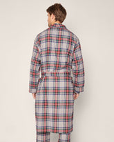 Men's Brushed Cotton Robe in Westminster Tartan Men's Robe Petite Plume 