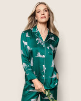 Women's Silk Pajama Set | Panthère de Luxe Pajama Sets Petite Plume 