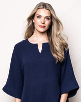 Women's Gauze Caftan | Navy Dresses Petite Plume 