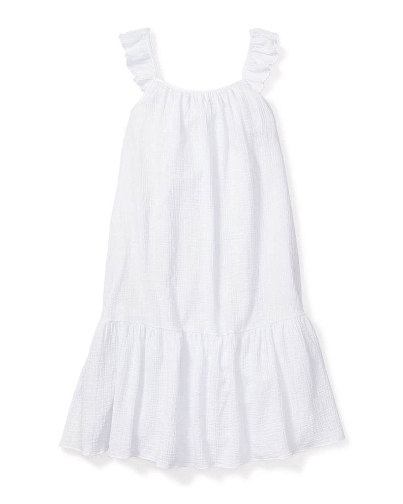 Women's Gauze Celeste Sundress | White Dresses Petite Plume 