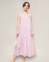 Women's Twill Chloé Nightgown in Sweethearts Women's Nightgown Petite Plume 