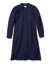 Women's Flannel Grace Nightgown in Navy Women's Nightgown Petite Plume 