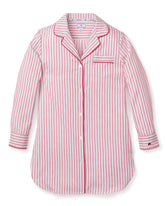 Women's Nightshirt | Antique Red Ticking Nightshirts Petite Plume 