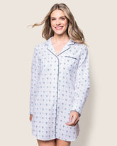 Women's Twill Nightshirt | Happy Hanukkah Nightshirts Petite Plume 