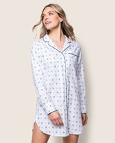 Women's Twill Nightshirt | Happy Hanukkah Nightshirts Petite Plume 