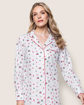 Women's Twill Nightshirt | Winter Nostalgia Nightshirts Petite Plume 