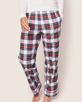 Women's Brushed Cotton Pants in Balmoral Tartan Women's Pants Petite Plume 