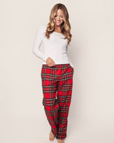 Women's Brushed Cotton Pants in Imperial Tartan Women's Pants Petite Plume 