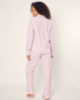 Women's Twill Pajama Set in Blush Boulevard Adult Sleepwear Petite Plume 