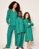 Women's Flannel Pajama Set in Emerald Wonderland Adult Sleepwear Petite Plume 