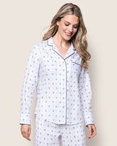 Women's Twill Pajama Set | Happy Hanukkah Pajama Sets Petite Plume 