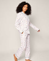 Women's Twill Pajama Set | Jingle Paws Pajama Sets Petite Plume 