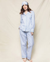 Women's Twill Pajama Set | La Mer Pajama Sets Petite Plume 