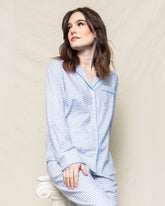 Women's Twill Pajama Set | La Mer Pajama Sets Petite Plume 