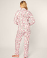 Women's Twill Pajama Set in Petite Petals Adult Sleepwear Petite Plume 